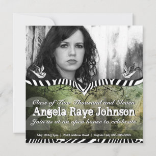 Tattoo van Grunge-swallows & Urban Green-Afstudeer Kaart