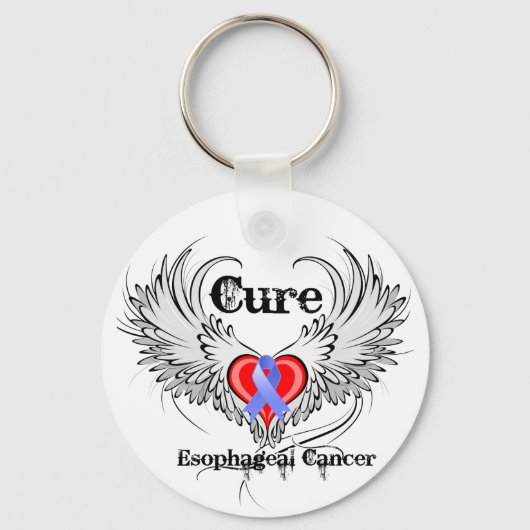 Tattoo van het hart - kure oesofageale kanker sleutelhanger (Voorkant)