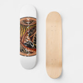 Tattoo van hout persoonlijk skateboard (Voorkant)
