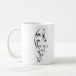 Tattoo van Lioness silhouette Koffiemok