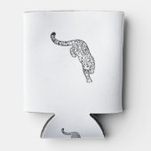 Tattoo van luipaard  blikjeskoeler (Voorkant)