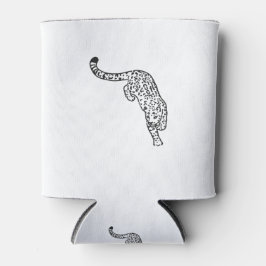 Tattoo van luipaard  blikjeskoeler