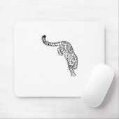 Tattoo van luipaard  muismat (Met muis)