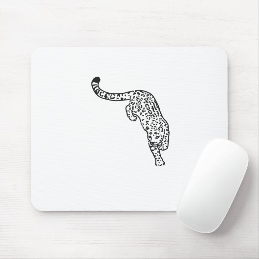 Tattoo van luipaard  muismat (Met muis)