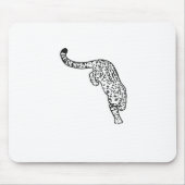 Tattoo van luipaard  muismat (Voorkant)