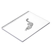 Tattoo van luipaard  notitieboek (Linkerzijde)