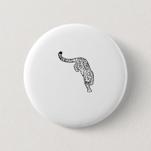 Tattoo van luipaard ronde button 5,7 cm