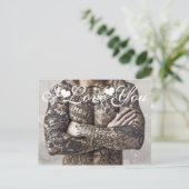 Tattoo van mannelijk lichaam Foto van mij Briefkaart (Staand voorkant)