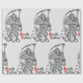 Tattoo van overlijden cadeaupapier (Vlak)