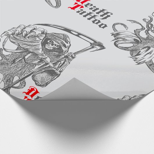 Tattoo van overlijden cadeaupapier