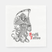 Tattoo van overlijden servet (Voorkant)