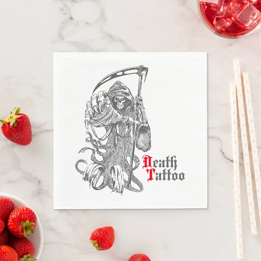 Tattoo van overlijden servet