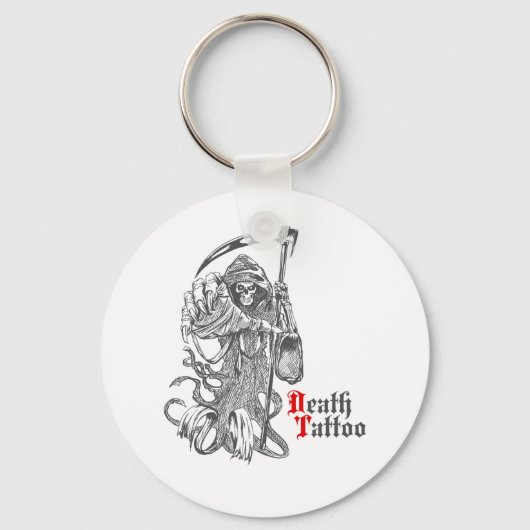 Tattoo van overlijden sleutelhanger (Voorkant)