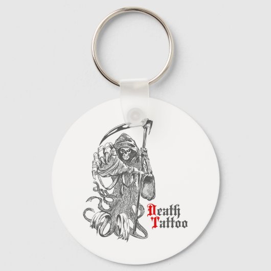 Tattoo van overlijden sleutelhanger (Achterkant)