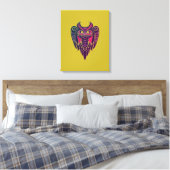 tattoo van stamhout canvas afdruk (Insitu (Slaapkamer))