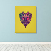 tattoo van stamhout canvas afdruk (Insitu (Houten vloer))