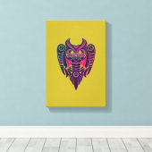 tattoo van stamhout canvas afdruk (Insitu (Houten vloer))