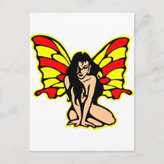 Tattoo van vlinder briefkaart