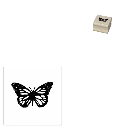 Tattoo van vlinder rubberstempel (Gestempeld)