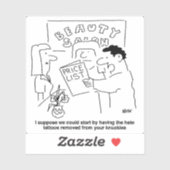 Tattoo verwijderen bij Beauty Salon Sticker (Vel)