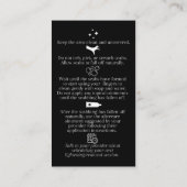 Tattoo verwijderen Nazorg-instructies Visitekaartje (Achterkant)