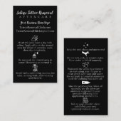 Tattoo verwijderen Nazorg-instructies Visitekaartje (Voorkant / Achterkant)