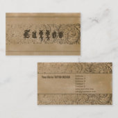 TATTOO - VISITEKAARTJE (Voorkant / Achterkant)