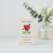 Tattoo  Visitekaartje (Staand voorkant)