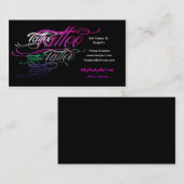 Tattoo Visitekaartje (Voorkant / Achterkant)