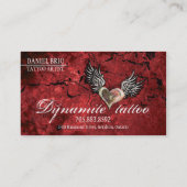 Tattoo Visitekaartje van de Wingen van het Hart va (Achterkant)