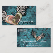 Tattoo Visitekaartje van de Wingen van het Hart va (Voorkant / Achterkant)