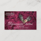 Tattoo Visitekaartje van de Wingen van het Hart va (Achterkant)