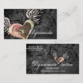 Tattoo Visitekaartje van de Wingen van het Hart va (Voorkant / Achterkant)