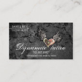 Tattoo Visitekaartje van de Wingen van het Hart va (Achterkant)