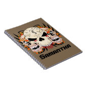 Tattoo Vlamvuur Spiral Notitieboek (Rechterzijde)