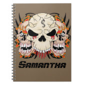 Tattoo Vlamvuur Spiral Notitieboek (Voorkant)