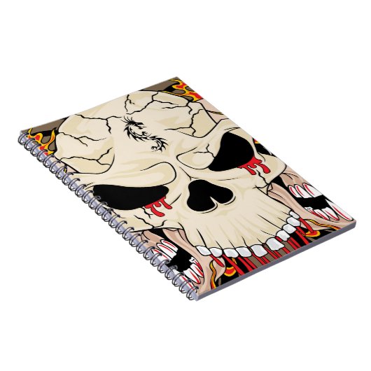 Tattoo Vlamvuur Spiral Notitieboek (Rechterzijde)