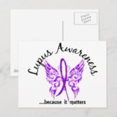 Tattoo vlinder 6.1 Lupus Briefkaart (Voorkant / Achterkant)