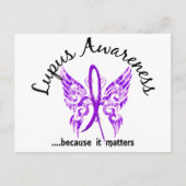 Tattoo vlinder 6.1 Lupus Briefkaart (Voorkant)