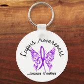 Tattoo vlinder 6.1 Lupus Sleutelhanger (Voorkant)