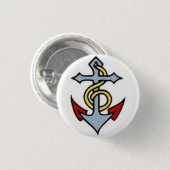 Tattoo voor de slacht - Anker - Button (Voorkant /achterkant)