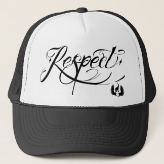 tattoo voor elefent industries Script Respect Trucker Pet