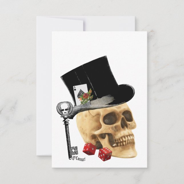 Tattoo voor gothische gambler (Voorkant)