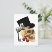 Tattoo voor gothische gambler briefkaart (Staand voorkant)