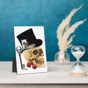 Tattoo voor gothische gambler fotoplaat