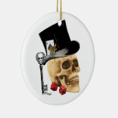 Tattoo voor gothische gambler keramisch ornament (Rechts)