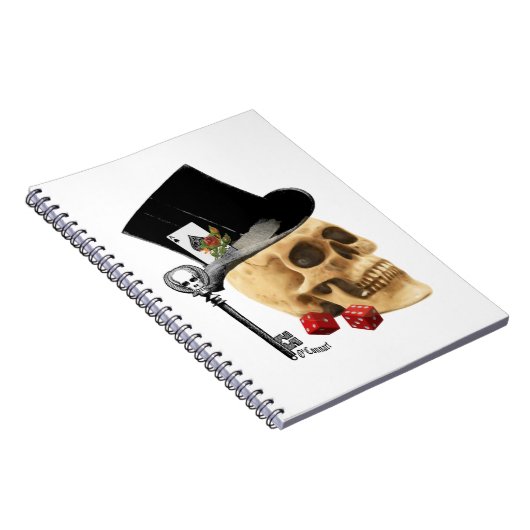 Tattoo voor gothische gambler notitieboek (Rechterzijde)