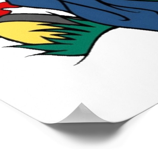  Tattoo voor Grim Reaper Poster (Hoek)