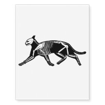 Tattoo voor het trotteren van skeletspieren