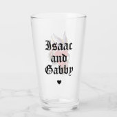 Tattoo voor persoonlijk Valentijnsdag Jubileum Glas (Achterkant)